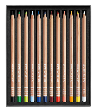 Caran d'Ache - Set of 12 Colored Pencils LUMINANCE™