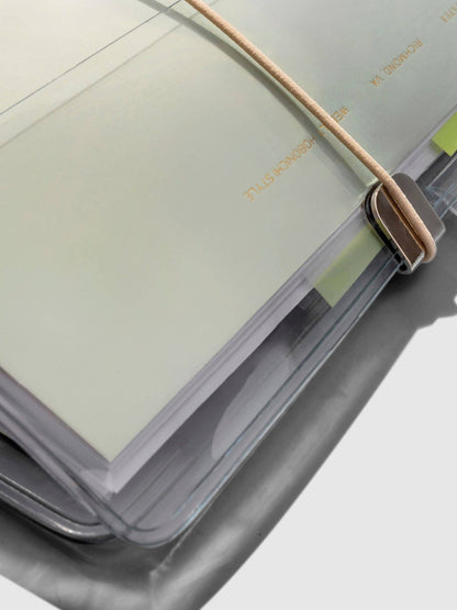 Cloth & Paper - Clear Vinyl Travel Notebook Cover - Pocket Plus