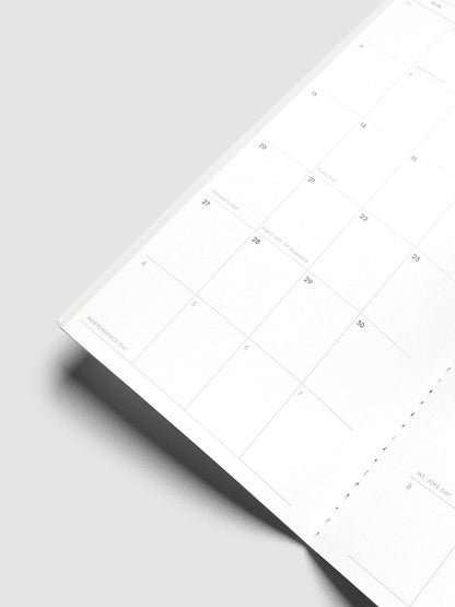 Cloth & Paper - 2027 Dated Travel Notebook - Monthly - A5 Slim