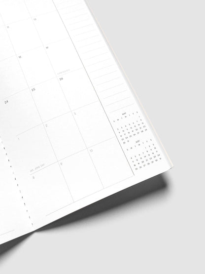 Cloth & Paper - 2027 Dated Travel Notebook - Monthly - A5 Slim