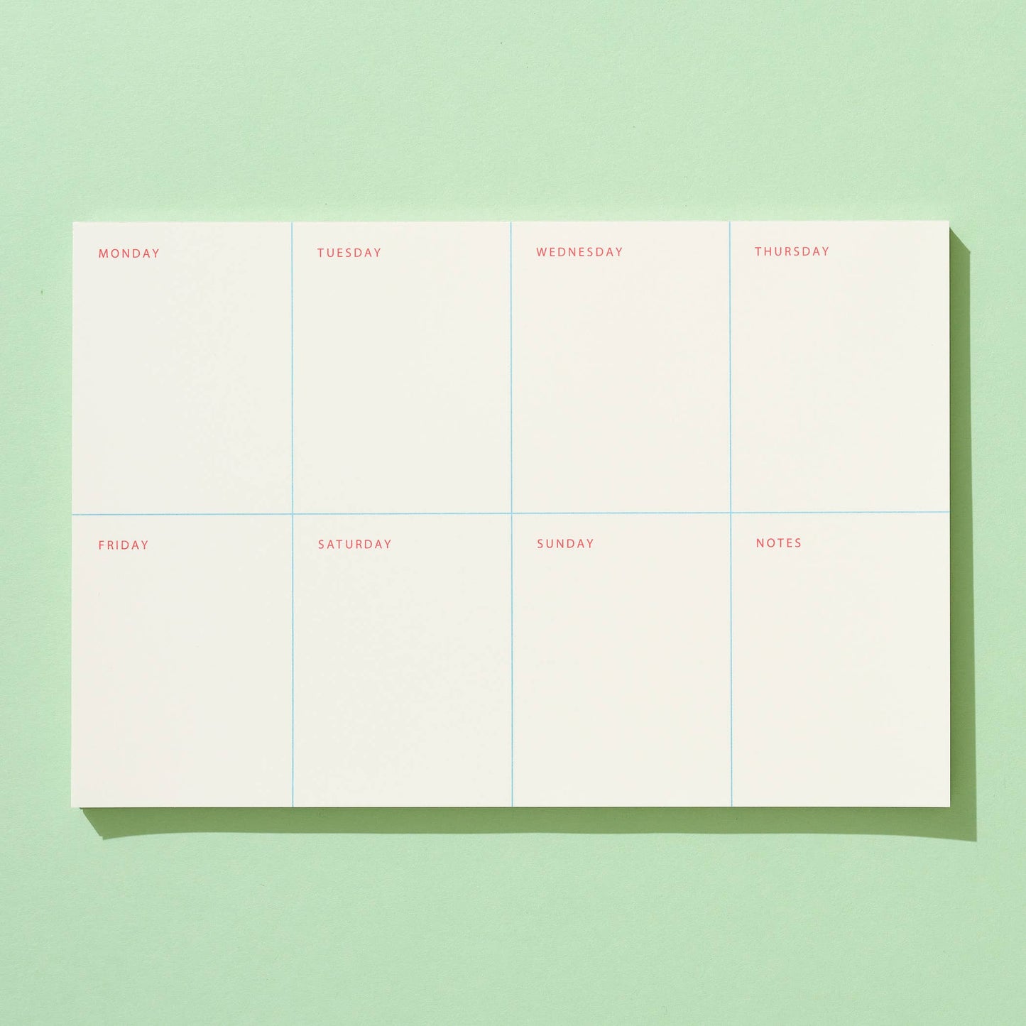 Shorthand Press Weekly Notepad