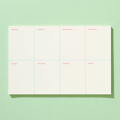 Shorthand Press Weekly Notepad