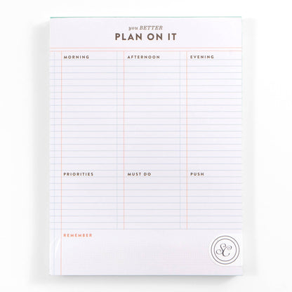 Studio Calico - Notepad - Plan On It