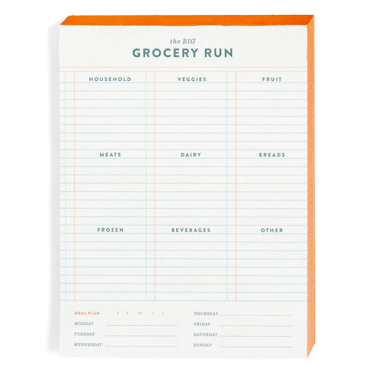 Studio Calico - Notepad - Grocery Run 6x8 Weekly