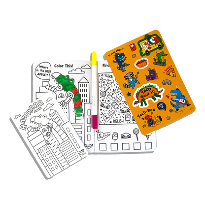 Ooly - Let's Go!: Activity & Coloring Kit - Kitty In The City