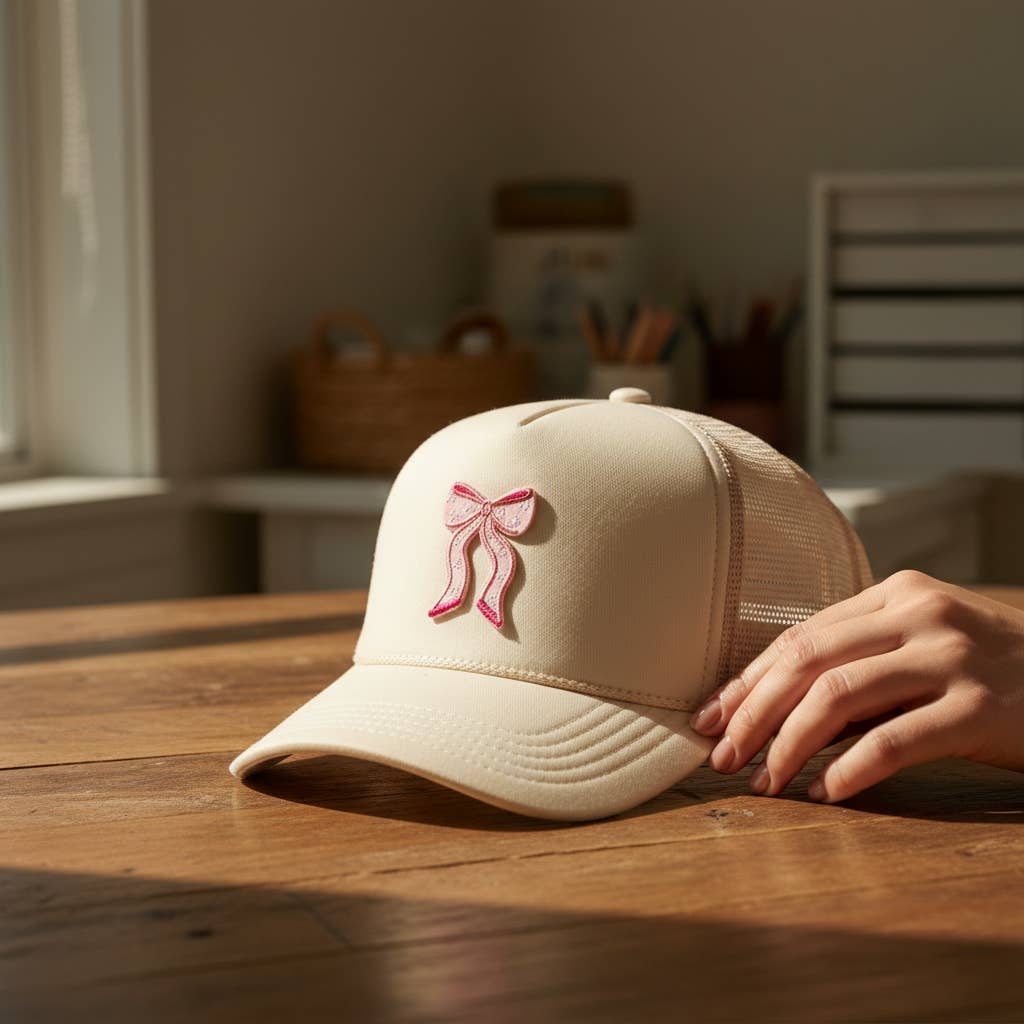 The Darling Effect - Mix & Match Iron-On Patch–Bow Pink
