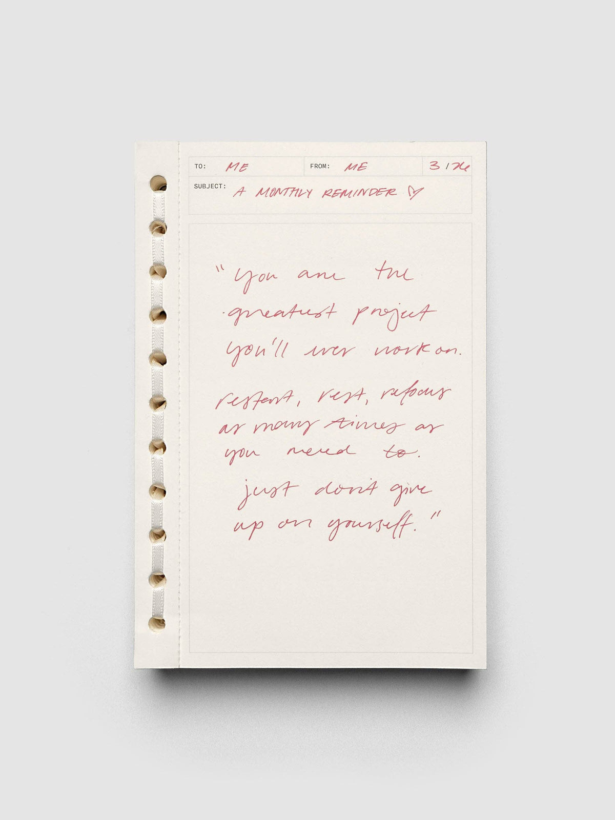 Cloth & Paper - Message Pad