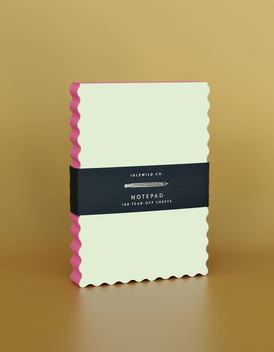 Idlewild Co. Mini Wave Shaped Notepad