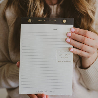 Sweet Water Decor - Gold Rivet Basic Notepad