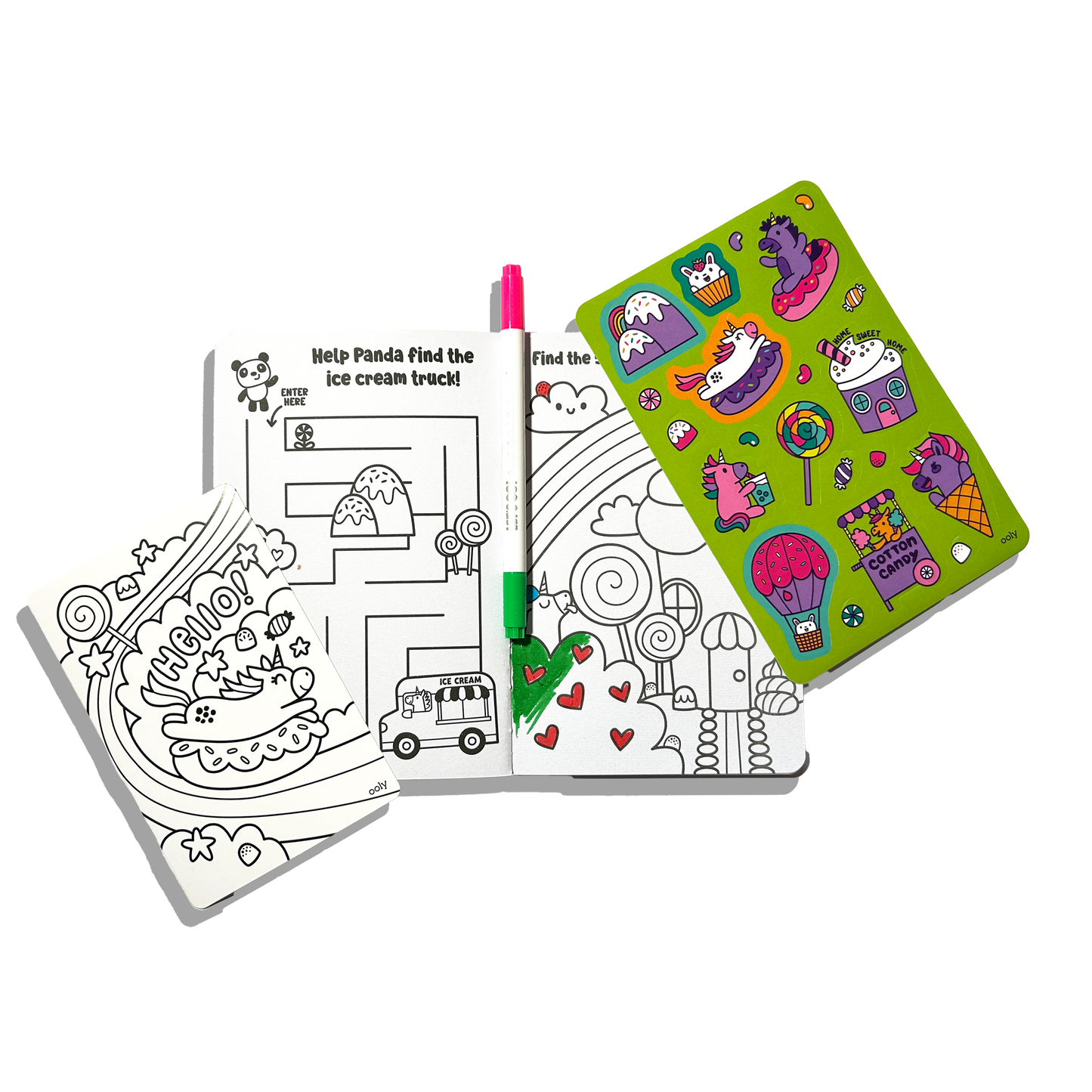 Ooly - Let's Go!: Activity & Coloring Kit - Robo Dinos