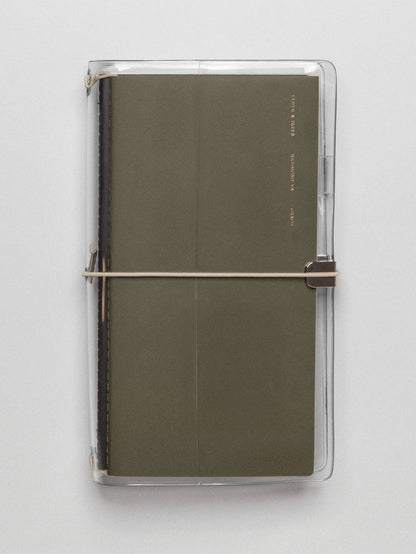 Cloth & Paper - Clear Vinyl Travel Notebook Cover - A5 Slim