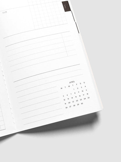 Cloth & Paper - 2027 Dated Travel Notebook Set - Weekly Horizontal -  Pocket Plus