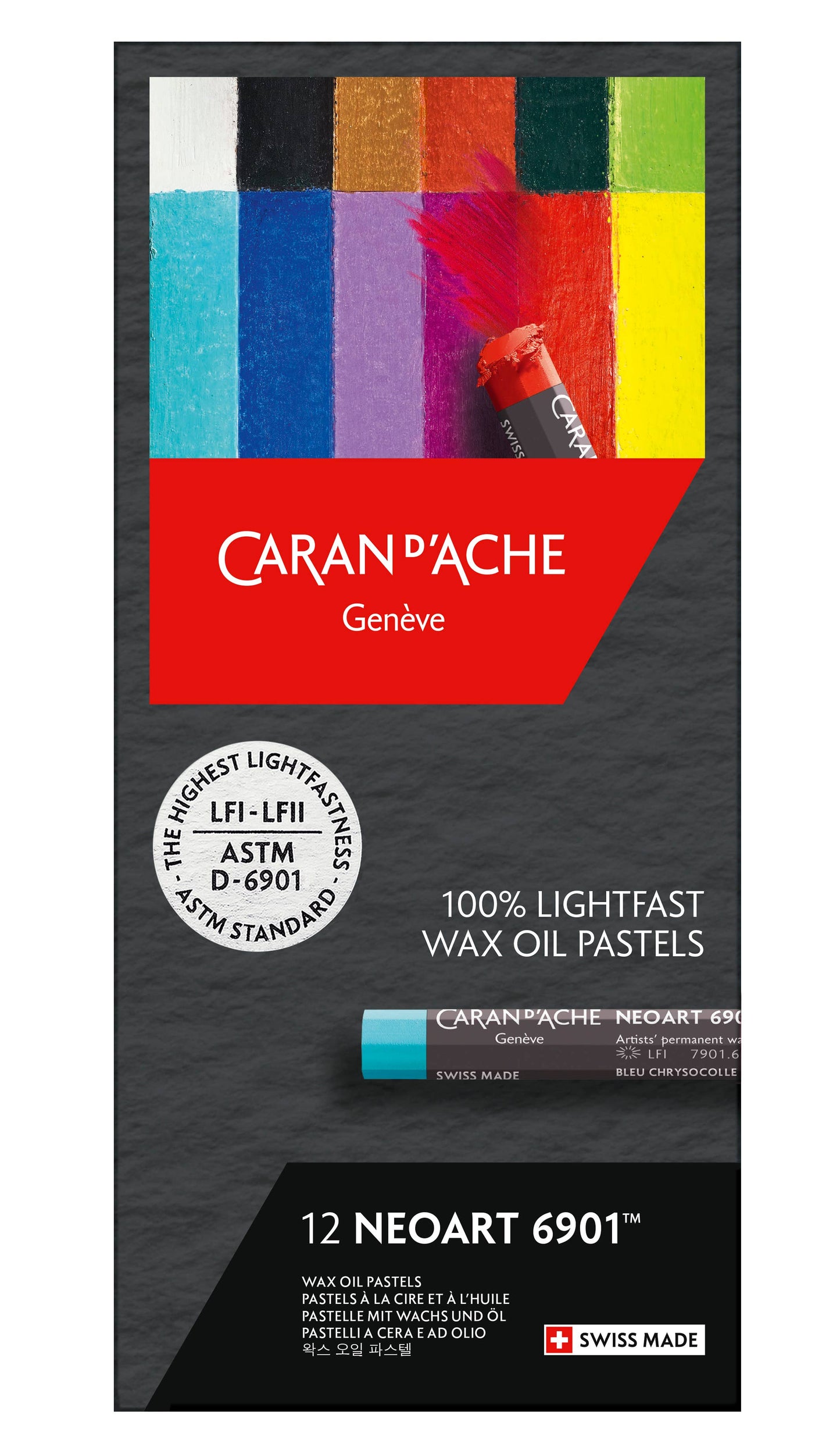 Caran d'Ache - Set of 12 NeoArt 6901 Pastels