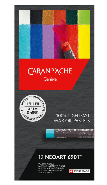 Caran d'Ache - Set of 12 NeoArt 6901 Pastels