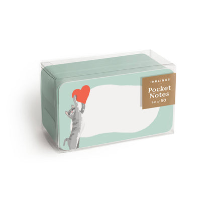 Inklings Paperie - Pocket Notes™ - Kitten Heart
