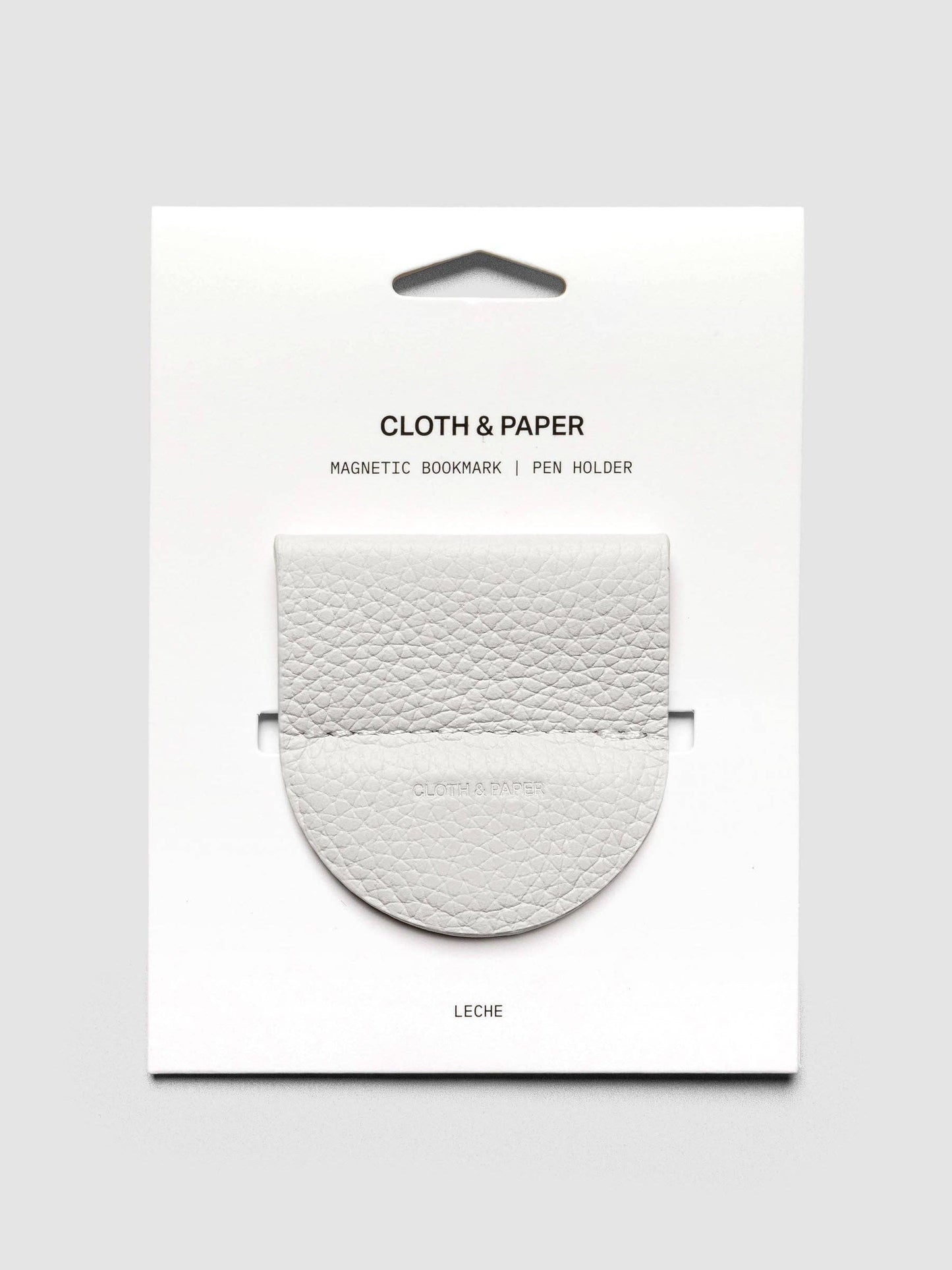 Cloth & Paper - Magnetic Bookmark Pen Holder - Leather