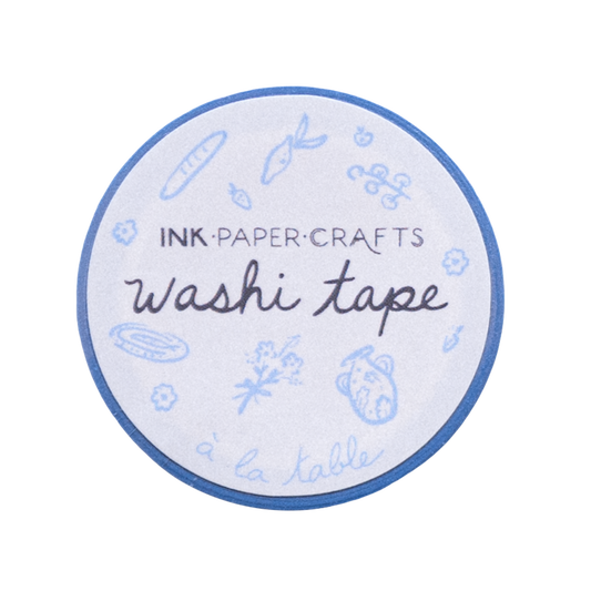 A La Table Blue Washi Tape