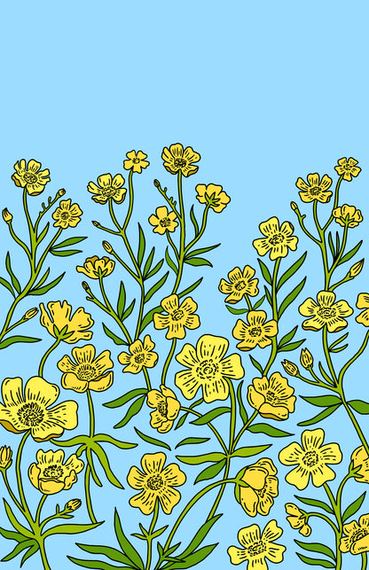 Buttercups under Virgo Print