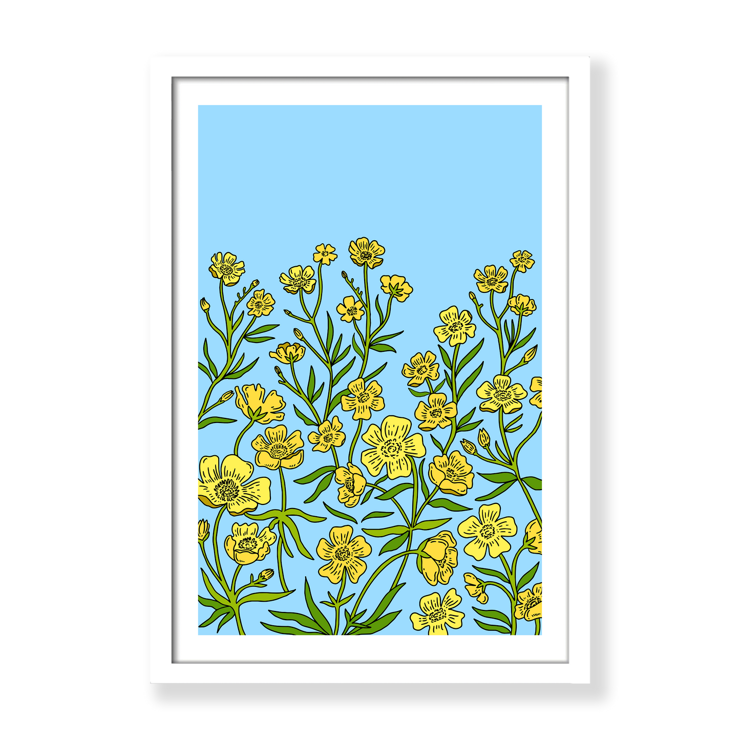 Buttercups under Virgo Print