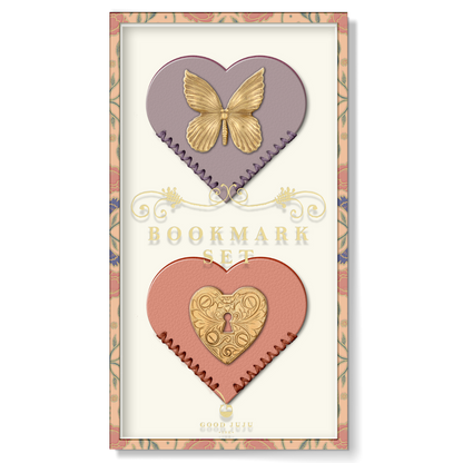 Good Juju Ink - Gold Charm Corner Bookmark Set of 2