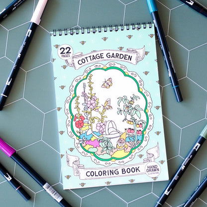 Antiquaria Coloring Book - Cottage Garden