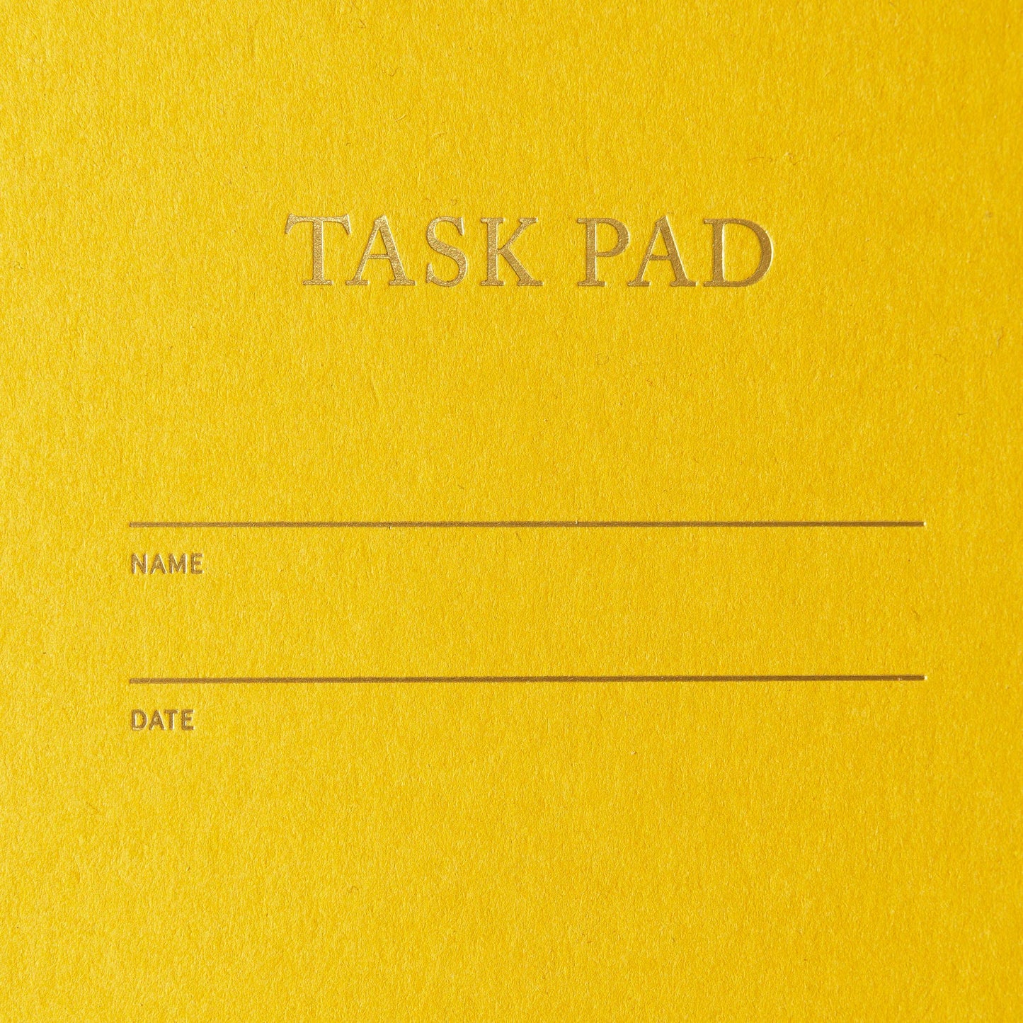 Shorthand Press Task Pad Notebook - Mustard