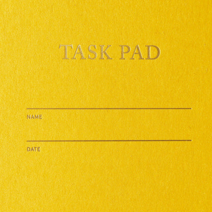 Shorthand Press Task Pad Notebook - Mustard