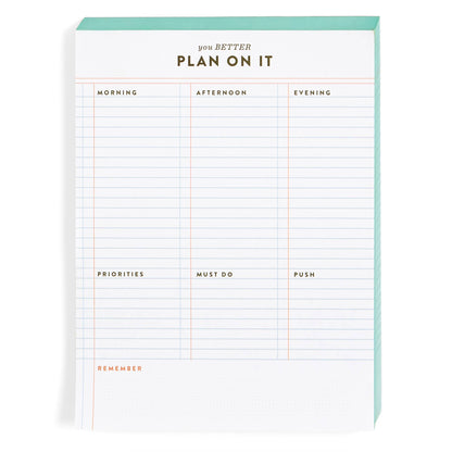 Studio Calico - Notepad - Plan On It