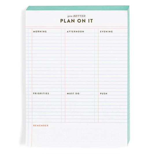 Studio Calico - Notepad - Plan On It