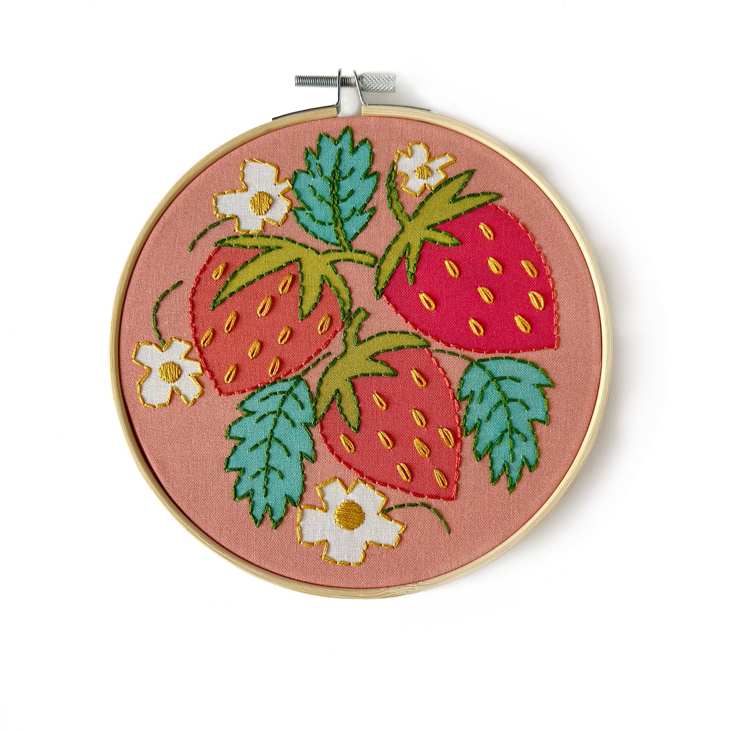 Rikrack - Strawberries Embroidery Kit
