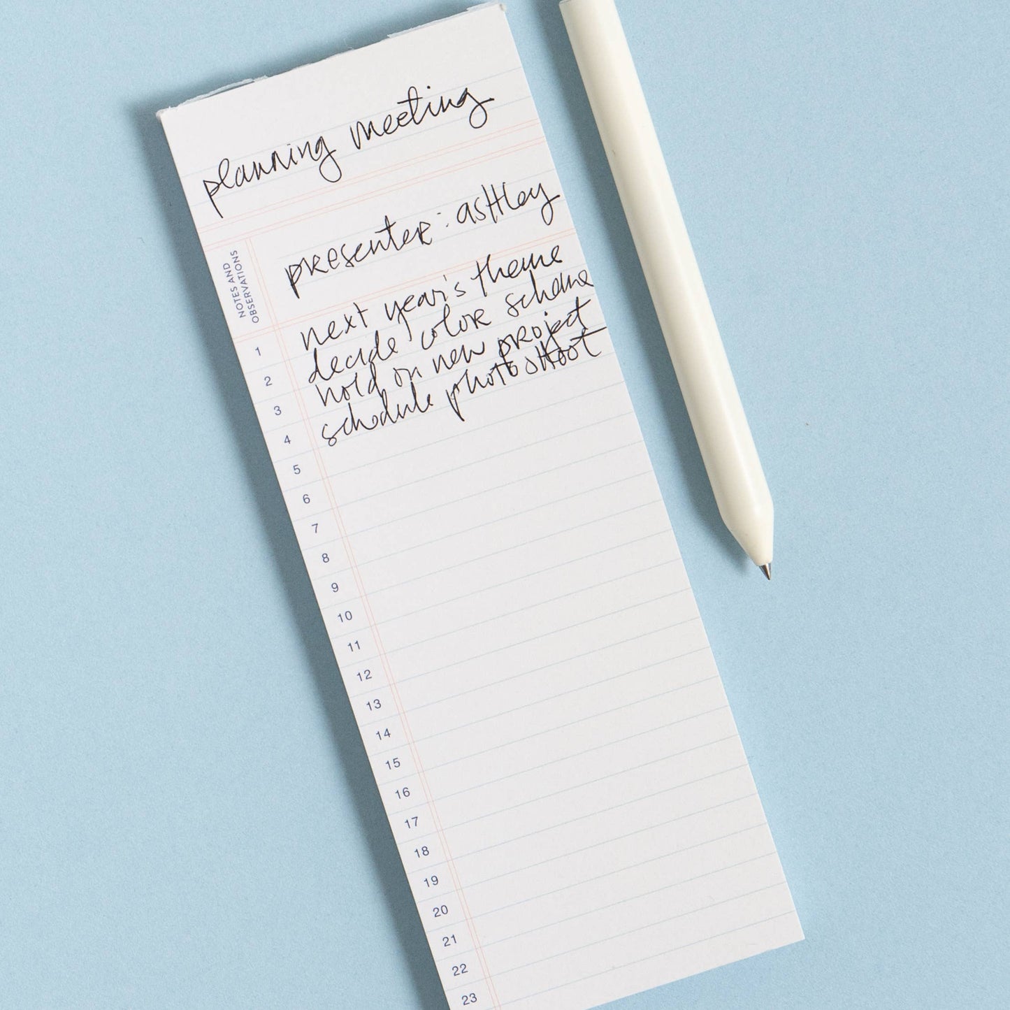 Studio Calico - Notepad - Notes and Observations