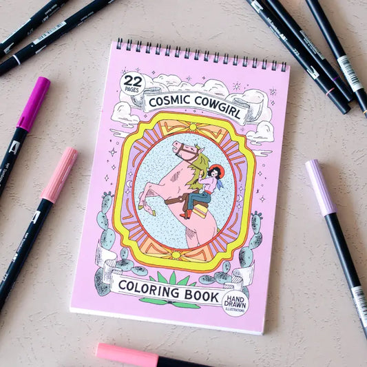 Antiquaria Coloring Book - Cosmic Cowgirl