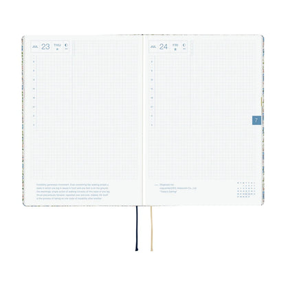 Hobonichi Techo 2026 HON - A5 Liberty Fabrics: Sasha Kiora