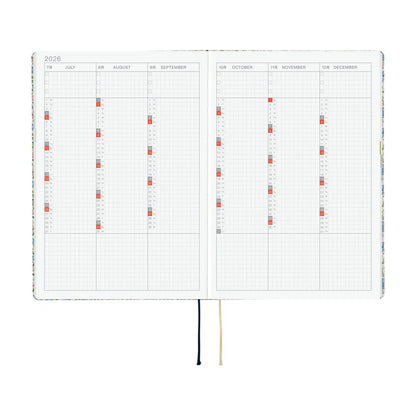 Hobonichi Techo 2026 HON - A5 Liberty Fabrics: Sasha Kiora