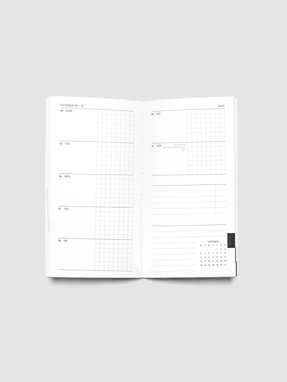 Cloth & Paper - 2027 Dated Travel Notebook Set - Weekly Horizontal -  Pocket Plus