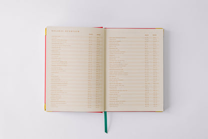 Good Juju Ink - 2026 Tulip Blind Embossed 17-Month Medium Bound Planner