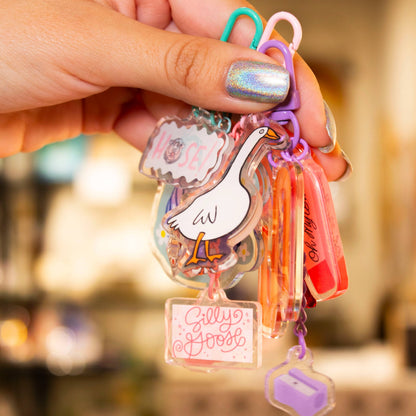 Bobo Design Studio - This Journal Will Fix Everything - Trinket Charm Keychain