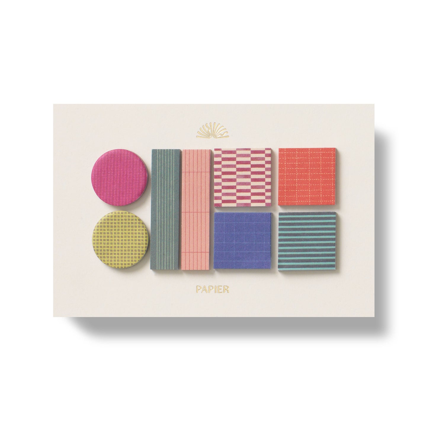 Papier Sticky Tabs Set Stripes & Checks