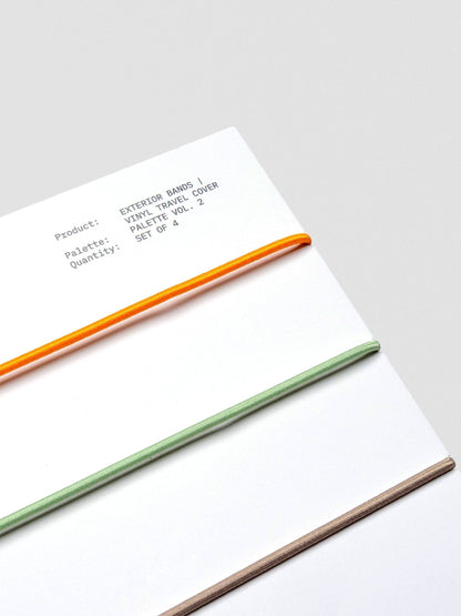 Cloth & Paper - Exterior Bands - Vinyl Travel Cover