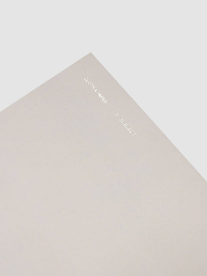 Cloth & Paper - 5 Subject Notebook - A5 Lined - Concrete