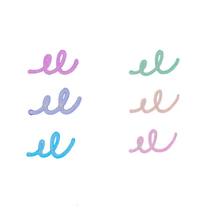 Ooly - Silver Linings: Colorful Outline Markers - Set of 6