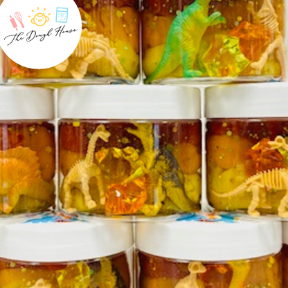 The Dough House - Fun Size Dinosaur Magical Jars