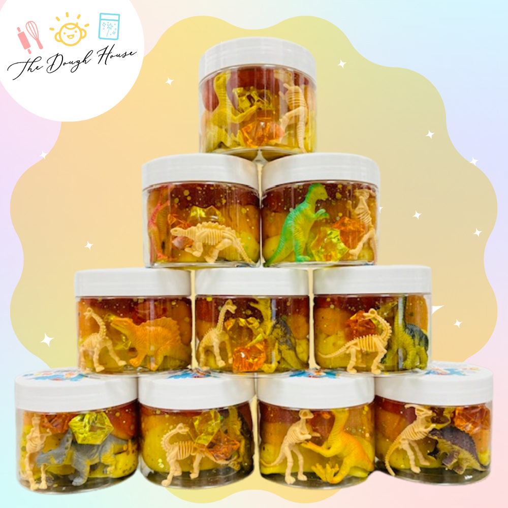 The Dough House - Fun Size Dinosaur Magical Jars
