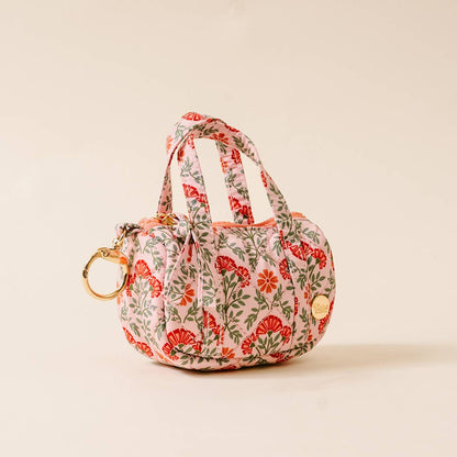 The Darling Effect - Itty Bitty Duffle Bag Charm - Everbloom Dusty Rose