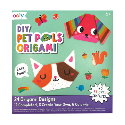 Ooly - D.I.Y. Pet Pals Origami - Set of 24 Designs