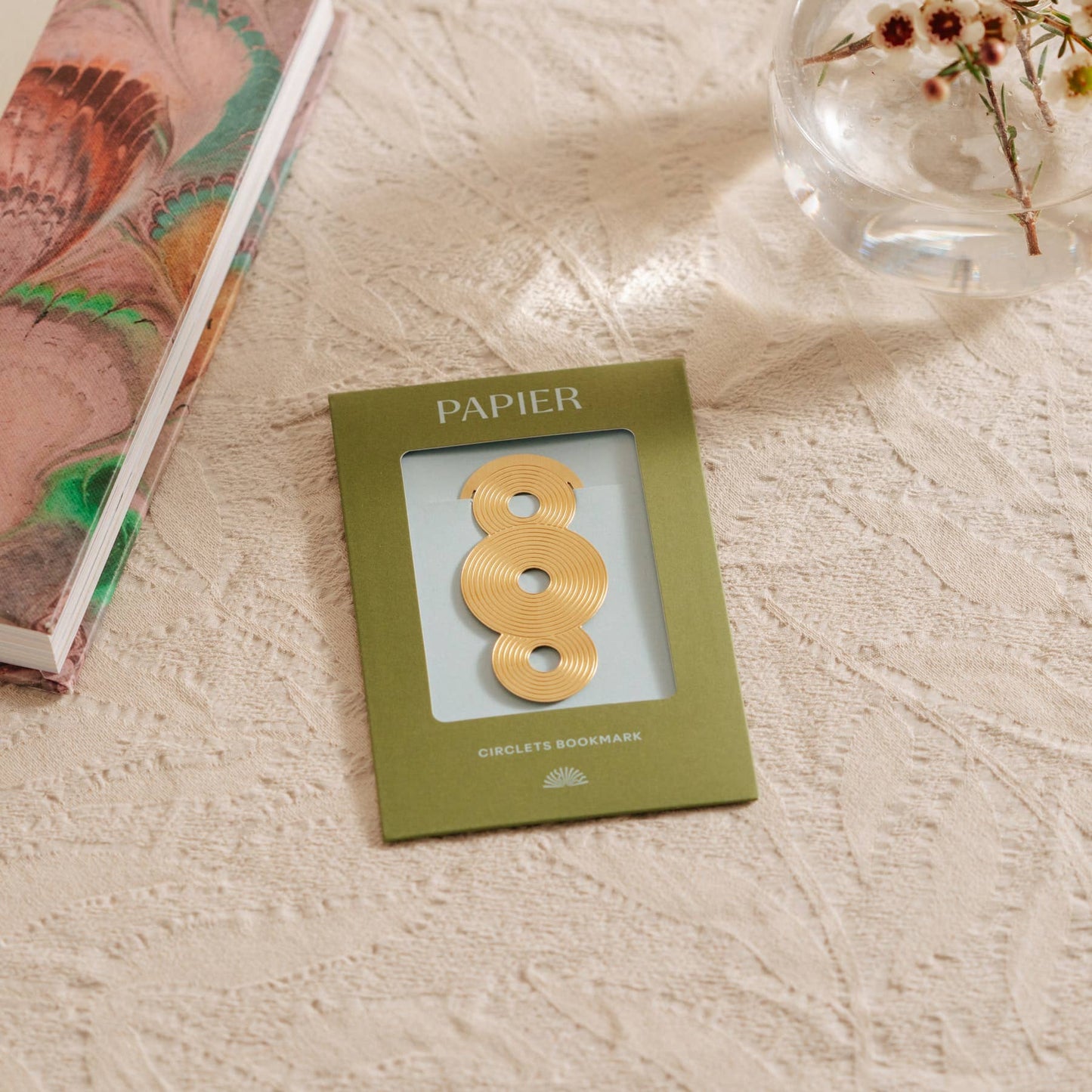 Papier - Brass Bookmark - Circlets