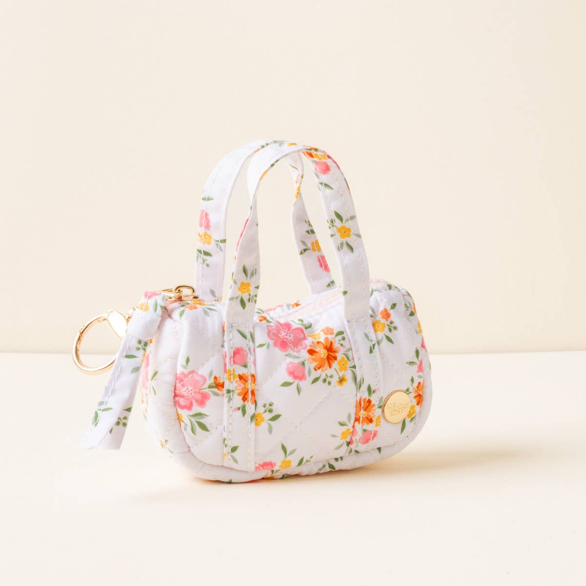 The Darling Effect - Itty Bitty Duffle Bag Charm - Endless Daydream Cream