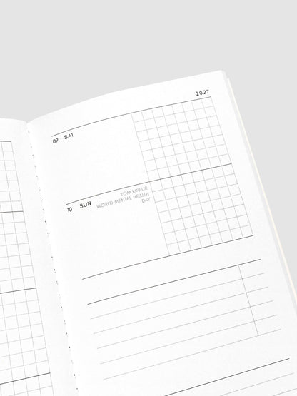 Cloth & Paper - 2027 Dated Travel Notebook Set - Weekly Horizontal -  Pocket Plus