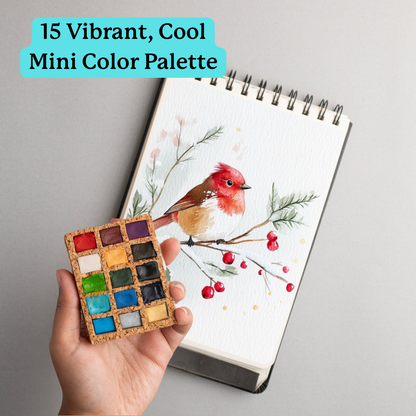 Viviva Colors - Winter Pans - Mini Palette - 15 colors