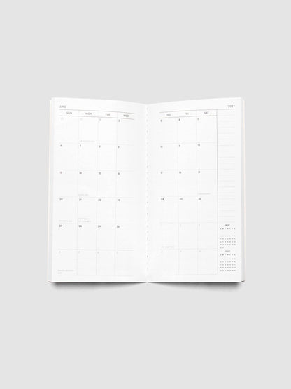 Cloth & Paper - 2027 Dated Travel Notebook - Monthly - Pocket Plus